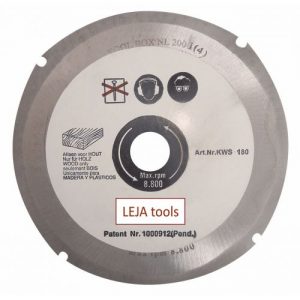 Leja Tools-KWS180PRO-Disco tronzador fresador para amoladoras angulares (Ø 180 mm)