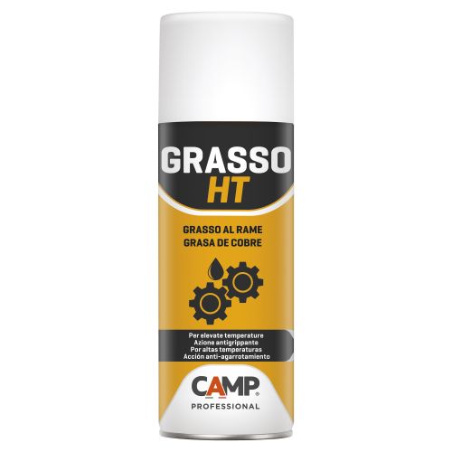 CAMP-1010-400-Pasta lubricante de cobre antiadherente para altas temperaturas GRASSO HT en Aerosol de 400 ml