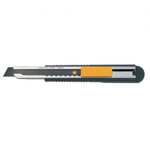 Olfa-FWP-1-Cúter con bloqueo automático especial para empapelado de paredes con cuchilla negra ultra afilada de 12,5 mm