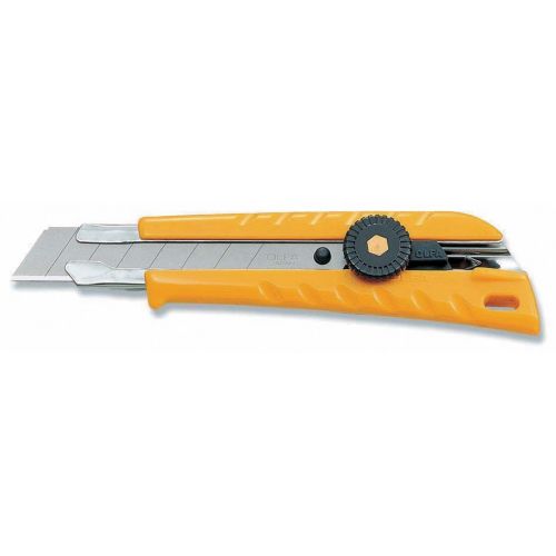Olfa-L-1-Cúter con bloqueo manual y cuchilla de 18 mm