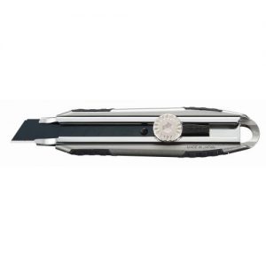 Olfa-MXP-L-Cúter de aluminio con bloqueo manual y cuchilla extra afilada de 18 mm