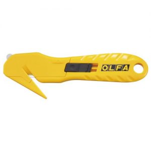 Olfa-SK-10-Cúter de seguridad con cuchilla oculta rectangular de 17,8 mm