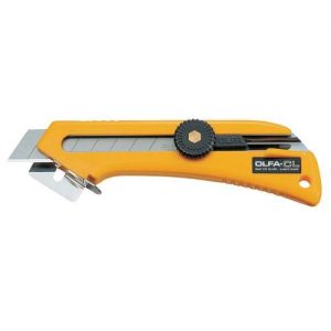 Olfa-CL-Cúter con bloqueo manual , con guía de corte ajustable en profundidad y cuchilla de 18mm