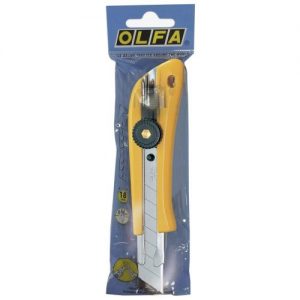 Olfa-BNL-BT/40-Cutter BN-L con cuchilla 18mm en bolsa de plástico(40Uds)