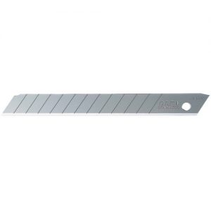 Olfa-AB-50S-Pack de 50 cuchillas troceables 9 mm acero inoxidable plateadas