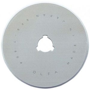 Olfa-RB60-1-Cuchilla Circular 60mm Color Plateado - Espesor 0,3 mm
