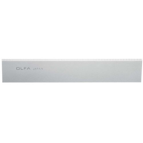 Olfa-BS08-6B-Pack de 6 cuchillas para rascadores 100x18x0,8 mm plateadas