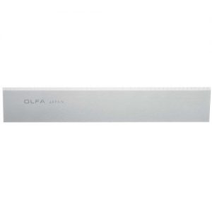 Olfa-BS-10B-Pack de 10 cuchillas para rascadores 100x18x0,3 mm plateadas