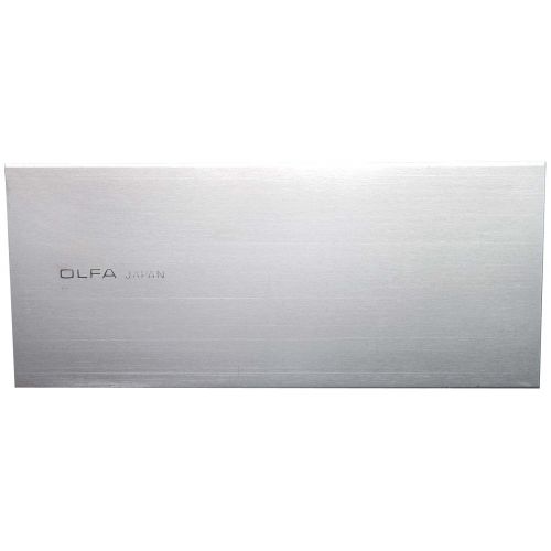 Olfa-BSF-6B-Pack de 6 cuchillas flexibles para rascadores 100x45x0,3 mm plateadas