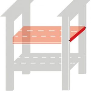 Uniko-00015009KMZ-Kit estante central 150 (2b+3t)