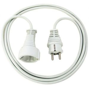 Brennenstuhl-1168430-Alargador eléctrico IP20 H05VV-F3G1,5 de 3 m (Blanco)