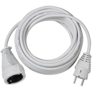 Brennenstuhl-1168460-Alargador eléctrico IP20 H05VV-F3G1,5 de 10 m (Blanco)