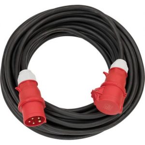 Brennenstuhl-1167970-Alargador eléctrico IP44 H07RN-F5G4,0 de 10 m x 4 mm con enchufe CEE 400V/16A de 5 polos