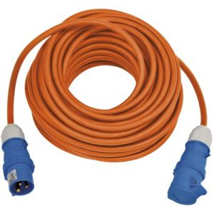 Brennenstuhl-1167650625-Alargador eléctrico IP44 H07RN-F 3G con clavijas y conectores CEE 230V/16A (25 m x 2,5 mm)