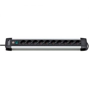 Brennenstuhl-1391000010-Base múltiple Premium-Alu-Line (10 tomas)