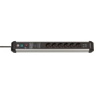 Brennenstuhl-1391010610-Base múltiple con protección contra sobretensión y carga USB Premium-Protect-Line