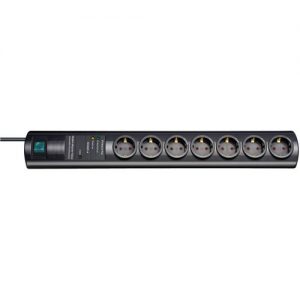 Brennenstuhl-1153300477-Base múltiple con protección contra sobretensión y función digital master-slave Primera-Tec