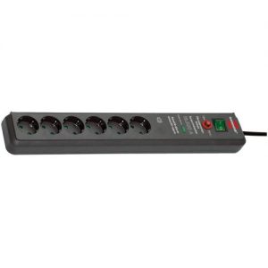 Brennenstuhl-1159540376-Base múltiple con protección contra sobretensión y señal acústica Secure-Tec