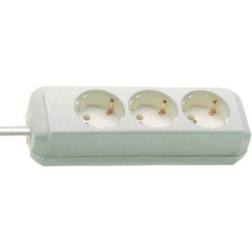 Brennenstuhl-1158610050-Base múltiple Eco-Line blanca (3 tomas y 5 m)