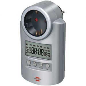 Brennenstuhl-1507500-Reloj conmutador digital para programación semanal DT