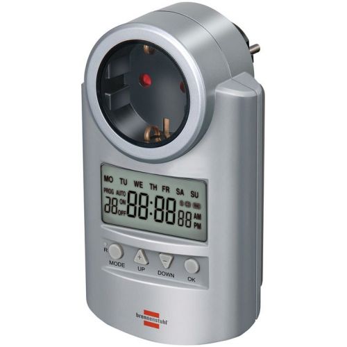 Brennenstuhl-1507500-Reloj conmutador digital para programación semanal DT