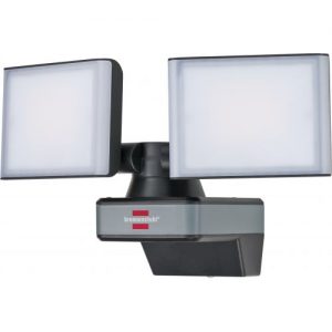 Brennenstuhl-1179060000-Foco LED doble de pared WF con protección IP54 y control con app via WIFI