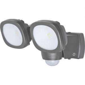 Brennenstuhl-1178900200-Foco LED de pared doble a batería LUFOS 420 con detector de movimiento (240 x 2 lm)