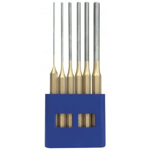 ATM Percusión-425260D-Juego de 6 botadores cilíndricos extra largos serie dorada