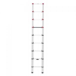 Hailo-7113-092-Escalera telescópica de aluminio FlexLine 260 de 9 peldaños