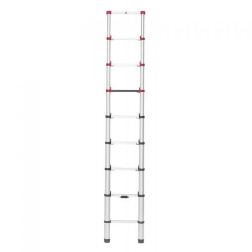 Hailo-7113-092-Escalera telescópica de aluminio FlexLine 260 de 9 peldaños