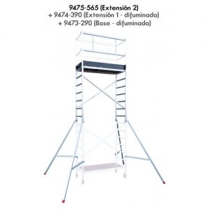 Hailo-9475-565-Extensión 2 de andamio ProExpert (5,65 m)