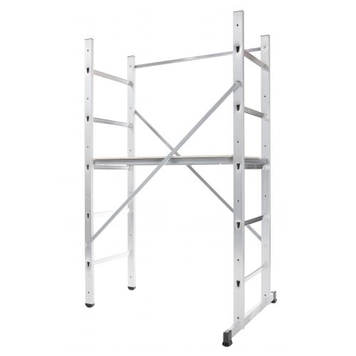 Hailo-9473-311-Andamio de aluminio Hobby 3 (altura máxima de trabajo 3 m)