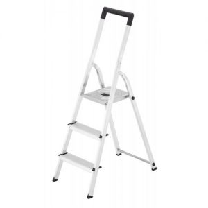 Hailo-5_8943-001-Escalera de tijera de aluminio L40 EasyClix (3 peldaños)