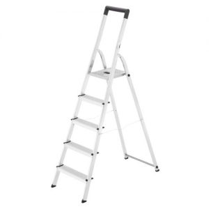 Hailo-5_8945-001-Escalera de tijera de aluminio L40 EasyClix (5 peldaños)