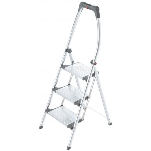 Hailo-4303-201-Mini escalera de aluminio LivinStep Plus (3 peldaños)