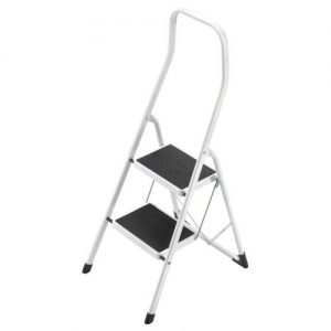 Hailo-4312-001-Taburete de acero Safety (2 peldaños)