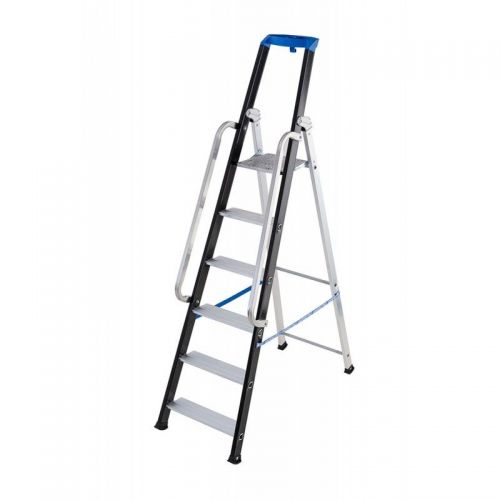 Gierre-AL755-Escalera profesional de aluminio de tijera Stabila Pro (6 peldaños)