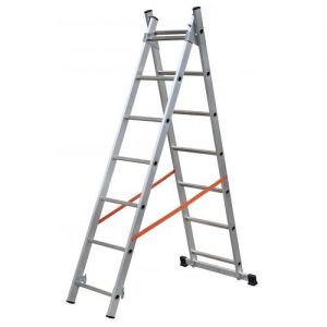 Gierre-AL305-Escalera 2 tramos combinada de aluminio Modula (2x7)