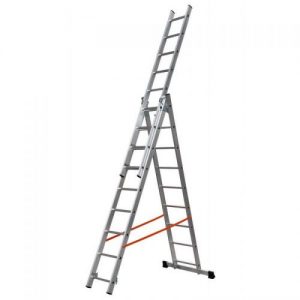 Gierre-AL415-Escalera 3 tramos combinada de aluminio Modula 3x9