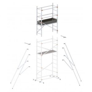 Gierre-FA600FL-Extensión de andamio doméstico FastaampLock 400 (5,80 m)