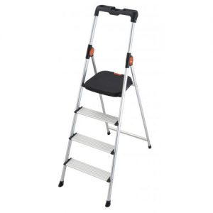 Gierre-B444-Mini escalera ultraligera de aluminio Dekorstep (4 peldaños)