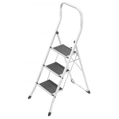 Gierre-B0300-Mini escalera de acero con estribo Superstep (3 peldaños)