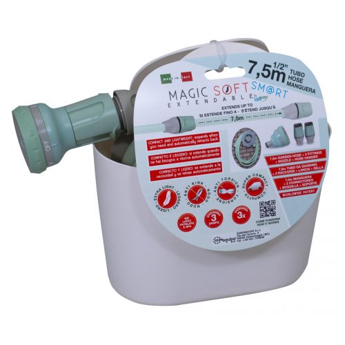 Idroeasy-2710-Manguera extensible Magic Soft Smart de 1/2" (12,5 mm) x 7,5 m