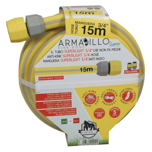Idroeasy-2920-Manguera superligera Armadillo Kink Kong 3/4" (19 mm) x 15 m
