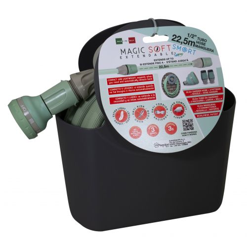 Idroeasy-2730-Manguera extensible Magic Soft Smart de 1/2" (12,5 mm) x 22,5 m