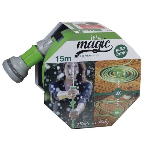 Idroeasy-2847-Manguera extensible Magic Soft de 5/8" (15 mm) x 15 m