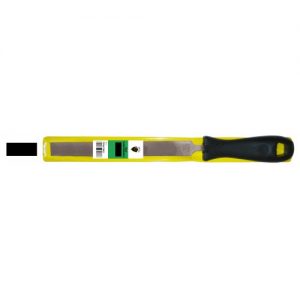 Erizo-LFNPPAE10-Lima de mecánico plana paralela entrefina de 10" con mango negro y funda de plástico