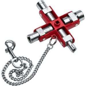 NWS-2005-6-SB-Llave con ocho tipos diferentes de cierres de armarios eléctricos