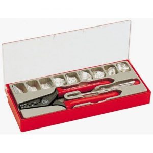 NWS-143-BS-Estuche alicates prensa terminales + terminales