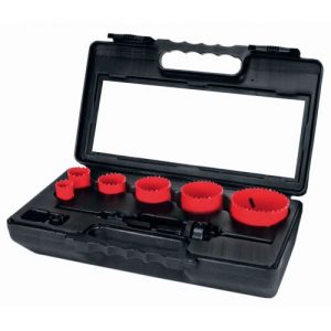 Terrax-A106340-Juego de 8 coronas perforadoras para Mantenimiento y Electricidad